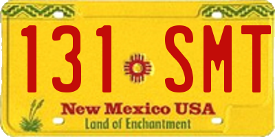 NM license plate 131SMT