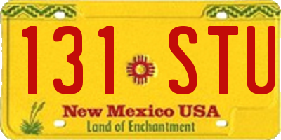 NM license plate 131STU