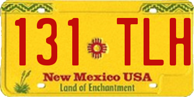 NM license plate 131TLH