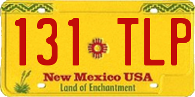 NM license plate 131TLP