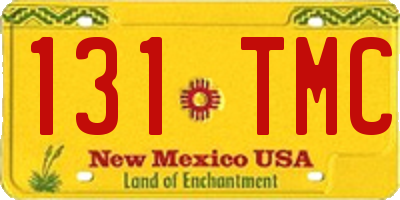 NM license plate 131TMC