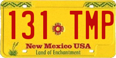 NM license plate 131TMP