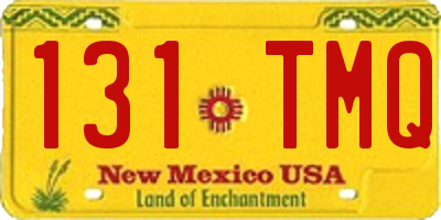 NM license plate 131TMQ
