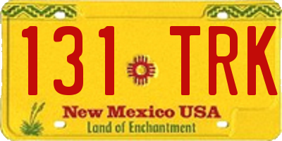 NM license plate 131TRK