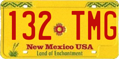 NM license plate 132TMG