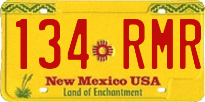 NM license plate 134RMR