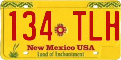 NM license plate 134TLH