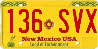 NM license plate 136SVX
