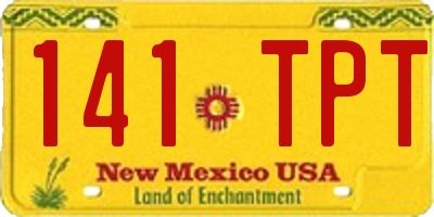 NM license plate 141TPT