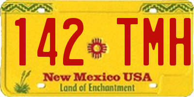 NM license plate 142TMH