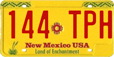 NM license plate 144TPH
