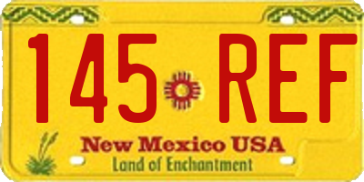 NM license plate 145REF