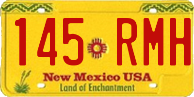 NM license plate 145RMH