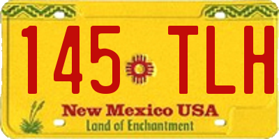 NM license plate 145TLH