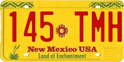 NM license plate 145TMH