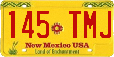 NM license plate 145TMJ