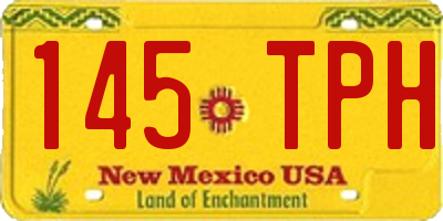 NM license plate 145TPH