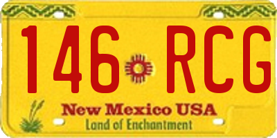 NM license plate 146RCG