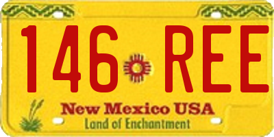 NM license plate 146REE