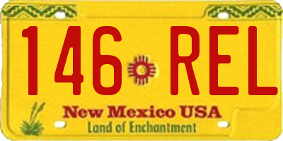 NM license plate 146REL