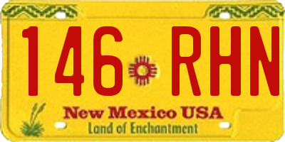 NM license plate 146RHN
