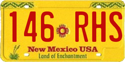 NM license plate 146RHS