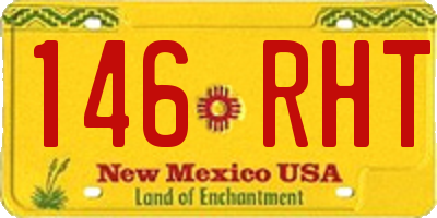NM license plate 146RHT