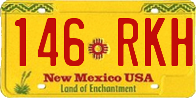 NM license plate 146RKH