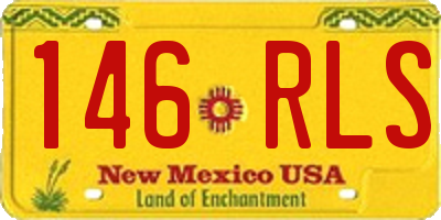 NM license plate 146RLS