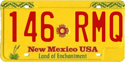 NM license plate 146RMQ