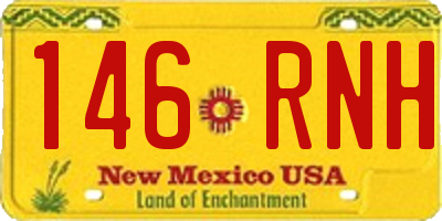 NM license plate 146RNH