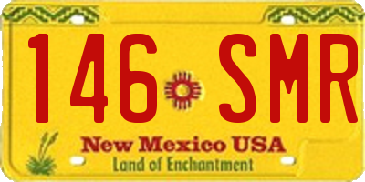 NM license plate 146SMR