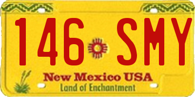 NM license plate 146SMY