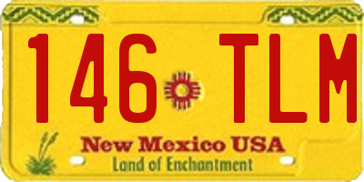 NM license plate 146TLM