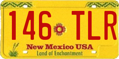 NM license plate 146TLR