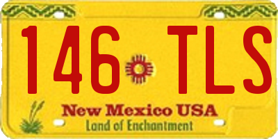 NM license plate 146TLS