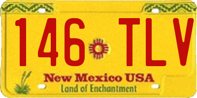 NM license plate 146TLV