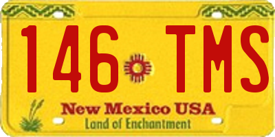 NM license plate 146TMS