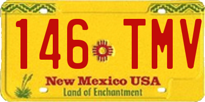 NM license plate 146TMV