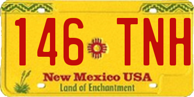 NM license plate 146TNH