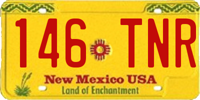 NM license plate 146TNR