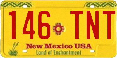 NM license plate 146TNT