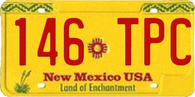 NM license plate 146TPC