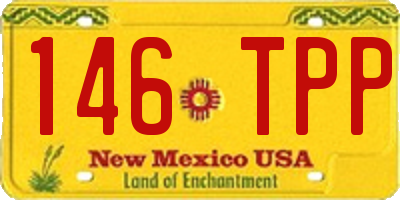 NM license plate 146TPP