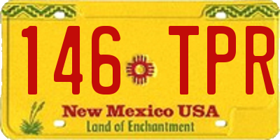 NM license plate 146TPR
