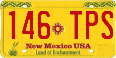 NM license plate 146TPS