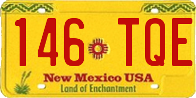NM license plate 146TQE