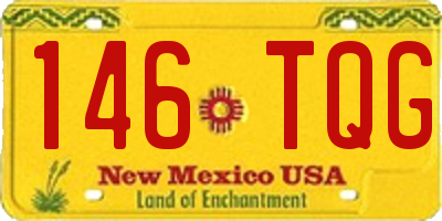 NM license plate 146TQG