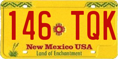 NM license plate 146TQK
