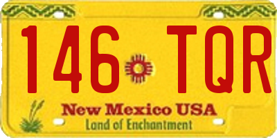 NM license plate 146TQR